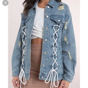 Honey Punch Jean Jacket from Tobi